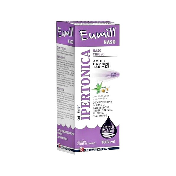 EUMILL NASO SPRAY SOLUZIONE IPERTONICA 100 ML - FARMAPRIME