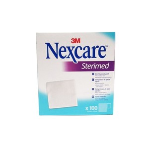 GARZA COMPRESSA STERIMED NEXCARE IN COTONE IDROFILO 20 FILI MULTILINGUAL 100 PEZZI - FARMAPRIME