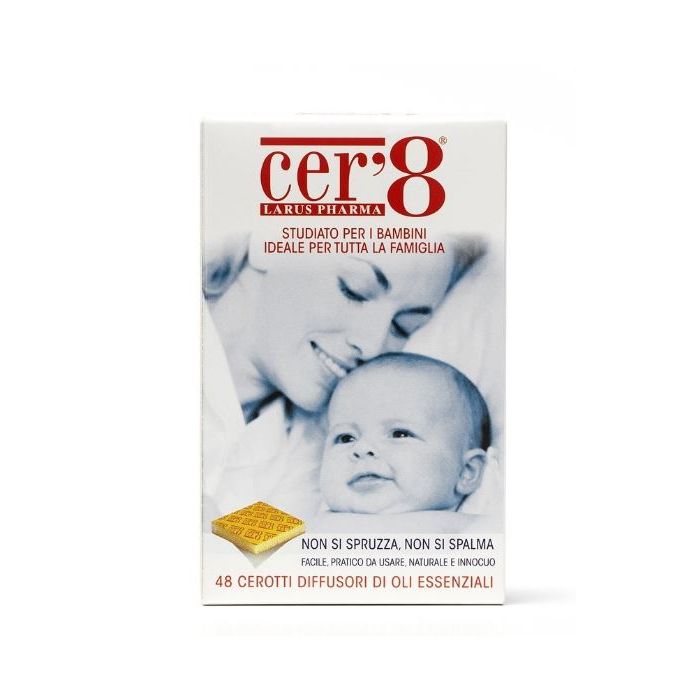 CER'8 CUSCINETTI ADESIVI ANTI ZANZARE SCATOLA DA 48 CUSCINETTI - FARMAPRIME
