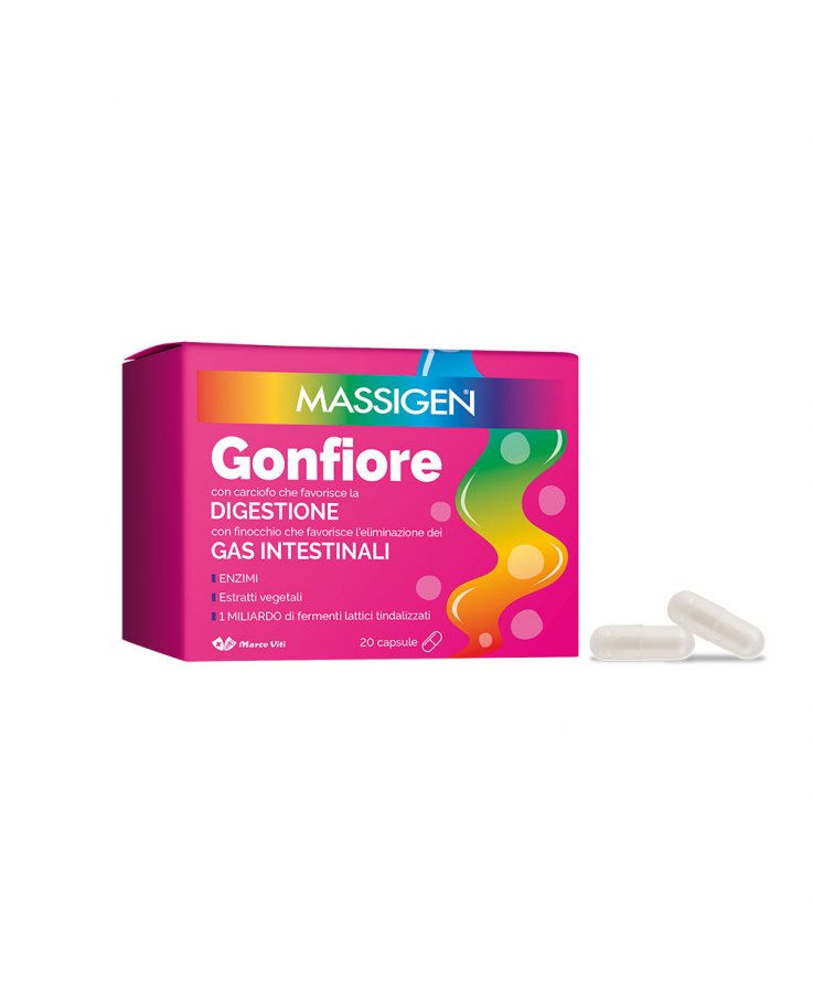 MASSIGEN GONFIORE 20 CAPSULE - FARMAPRIME