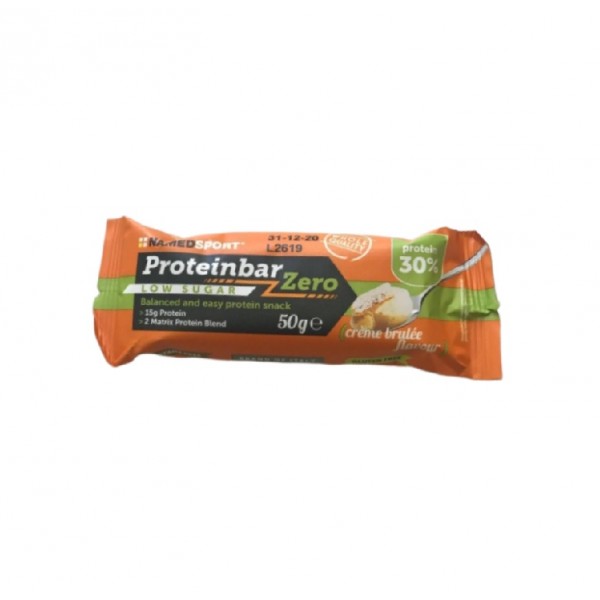 NAMED SPORT PROTEINBAR ZERO CREME BRULEE 50 G - FARMAPRIME