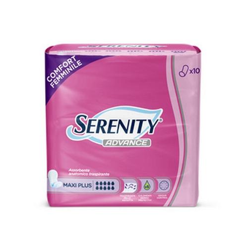 SERENITY ASSORBENTE ANATOMICO ADVANCE MAXI P L 10 PEZZI - FARMAPRIME