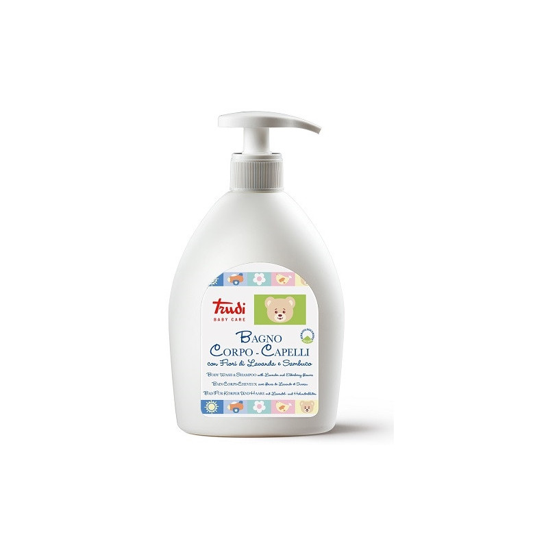 TRUDI BABY CARE BAGNO CORPO/CAPELLI 500 ML - FARMAPRIME