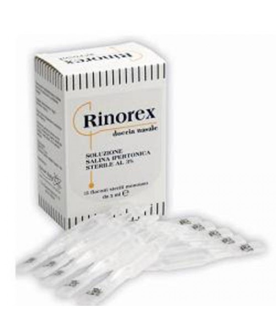 FIALA PER AEROSOL RINOREX BICARBONATO 25 FIALE 3 ML - FARMAPRIME
