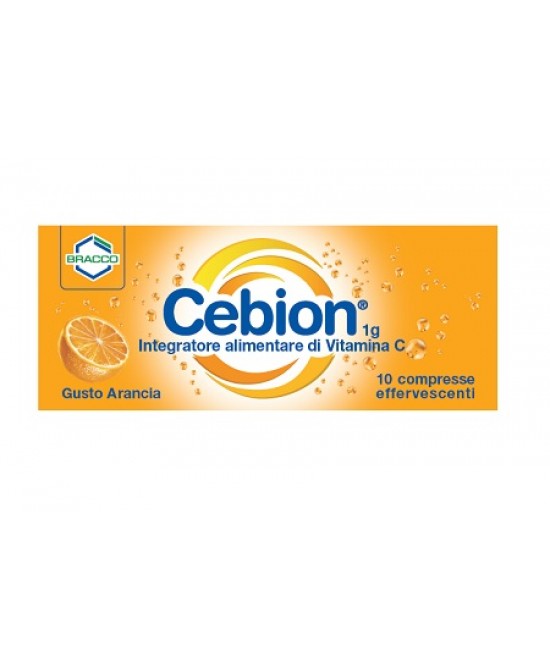 CEBION EFFERVESCENTI VITAMINA C ARANCIA 10 COMPRESSE - FARMAPRIME