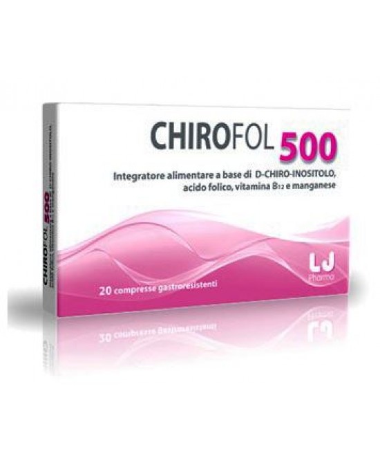 CHIROFOL 500 20 COMPRESSE GASTRORESISTENTI - FARMAPRIME