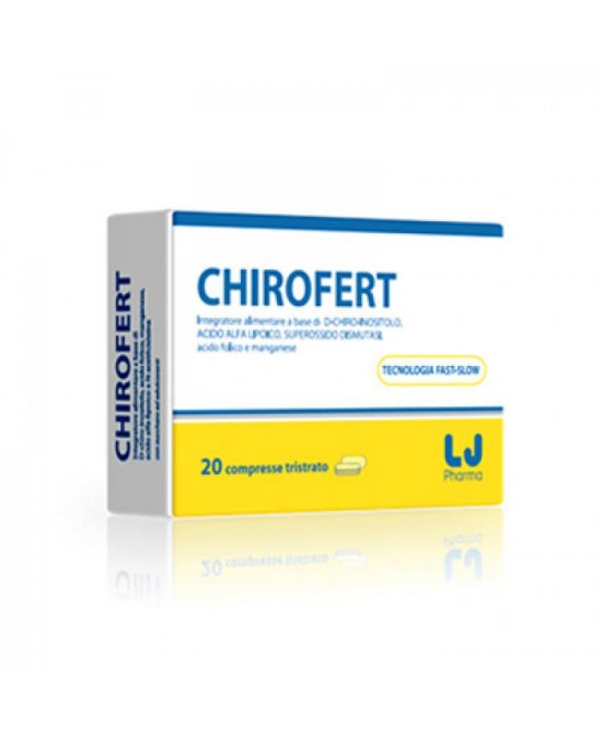 CHIROFERT 20 COMPRESSE 22 G - FARMAPRIME