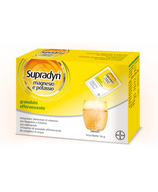 SUPRADYN MAGNESIO POTASSIO SENZA ZUCCHERO 14 BUSTINE 4 G - FARMAPRIME