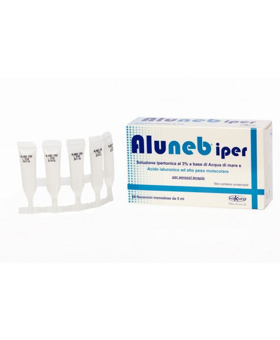 ALUNEB SOLUZIONE IPERTONICA 20 FLACONCINI MONODOSE DA 5 ML - FARMAPRIME