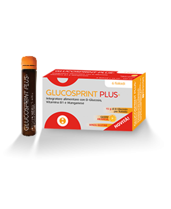 GLUCOSPRINT PLUS ARANCIA 6 FIALOIDI DA 25 ML - FARMAPRIME