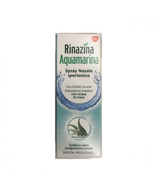 RINAZINA AQUAMARINA SPRAY NASALE IPERTONICO CON EUCALIPTO 20 ML - FARMAPRIME