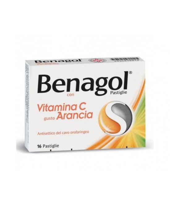 BENAGOL VIT C*16PAST ARANCIA - FARMAPRIME