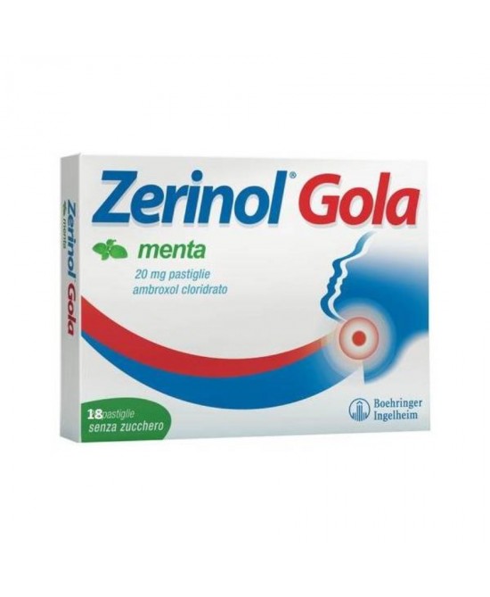 ZERINOL GOLA MENTA*18PAST 20MG - FARMAPRIME