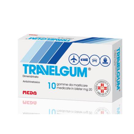 TRAVELGUM*10GOMME MAST 20MG - FARMAPRIME