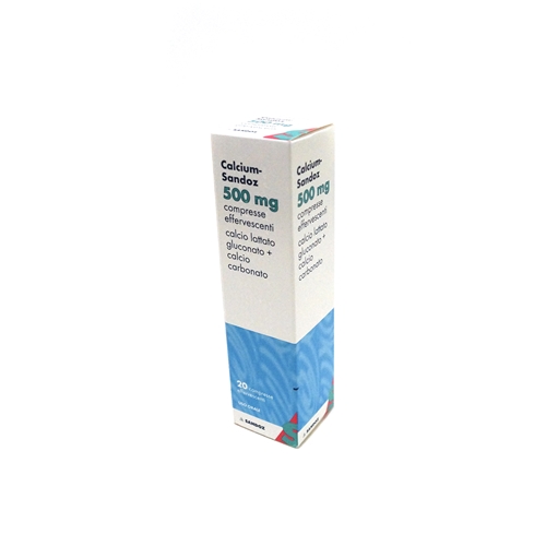 CALCIUM SANDOZ*20CPR EFF 500MG - FARMAPRIME