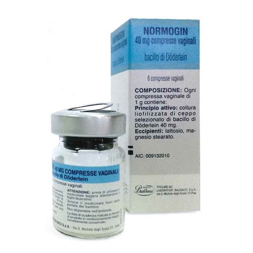 NORMOGIN*6CPR VAG 40MG - FARMAPRIME
