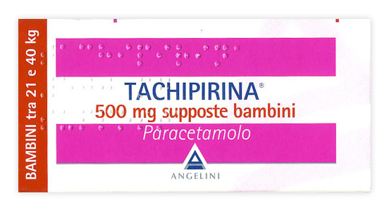 TACHIPIRINA*BB 10SUPP 500MG - FARMAPRIME