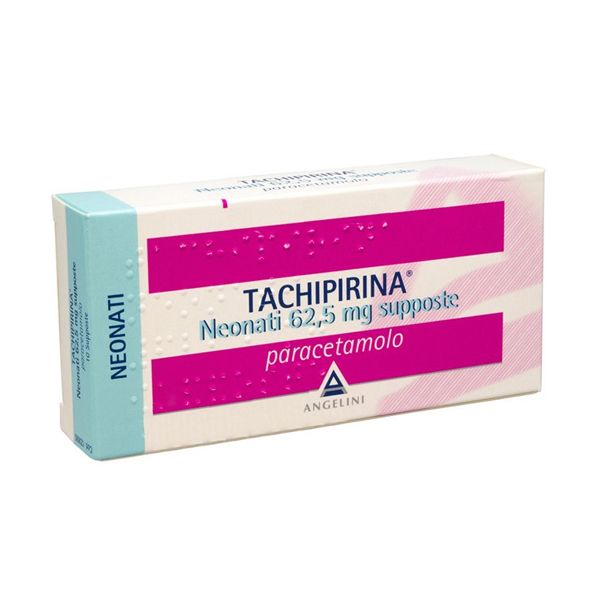TACHIPIRINA*NEO 10SUPP 62,5MG - FARMAPRIME