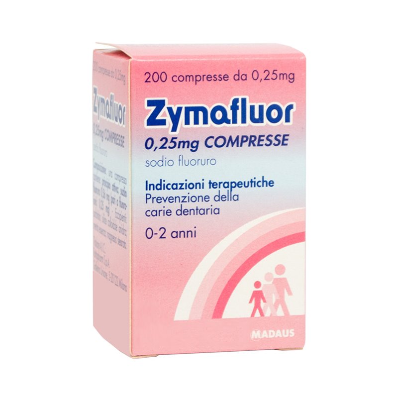 ZYMAFLUOR*200CPR 0,25MG - FARMAPRIME