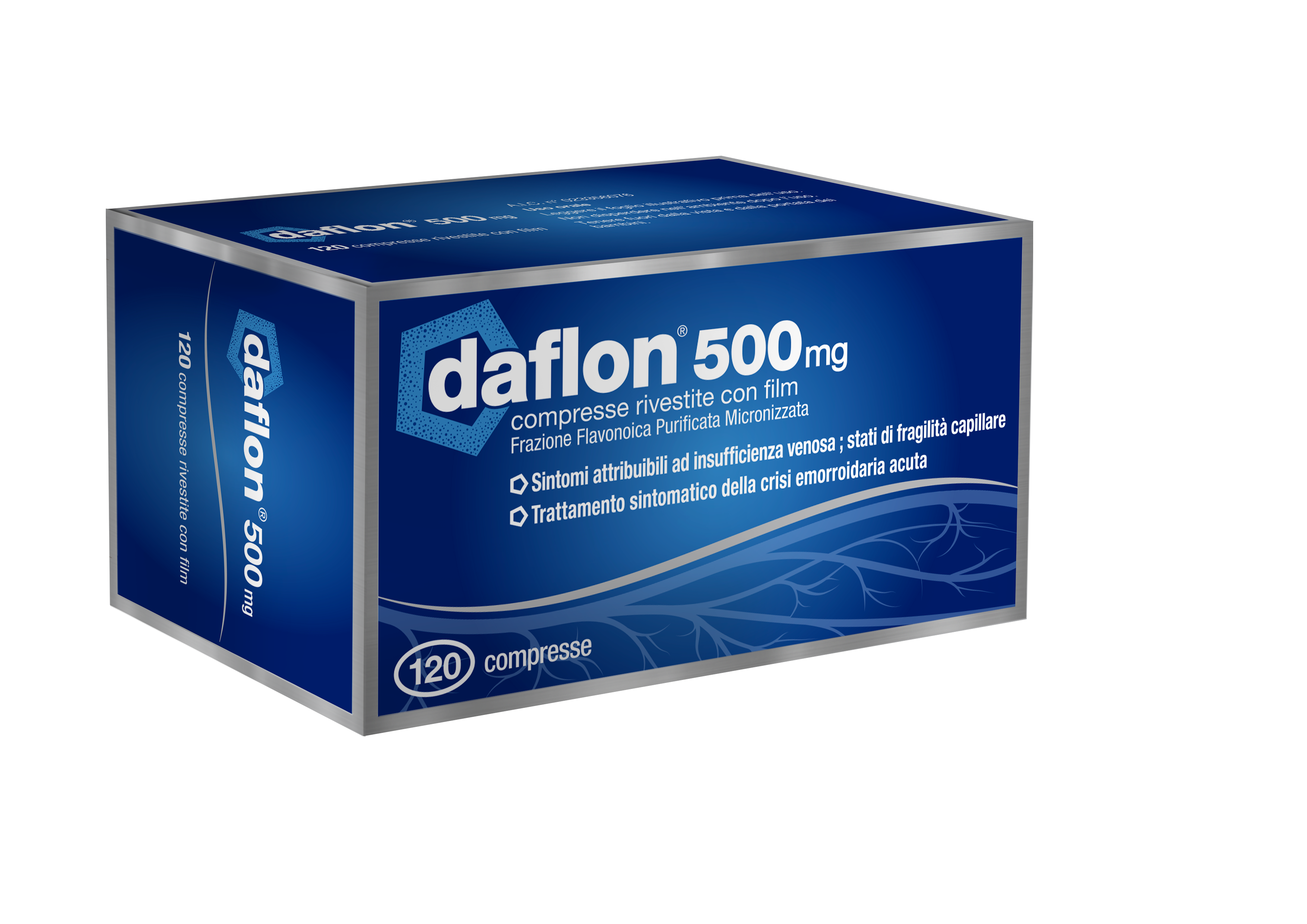 DAFLON*120CPR RIV 500MG - FARMAPRIME