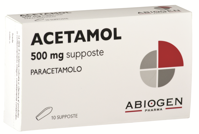 ACETAMOL*10SUPP 500MG - FARMAPRIME
