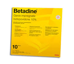 BETADINE*10GARZE IMPREGN 10x10 - FARMAPRIME