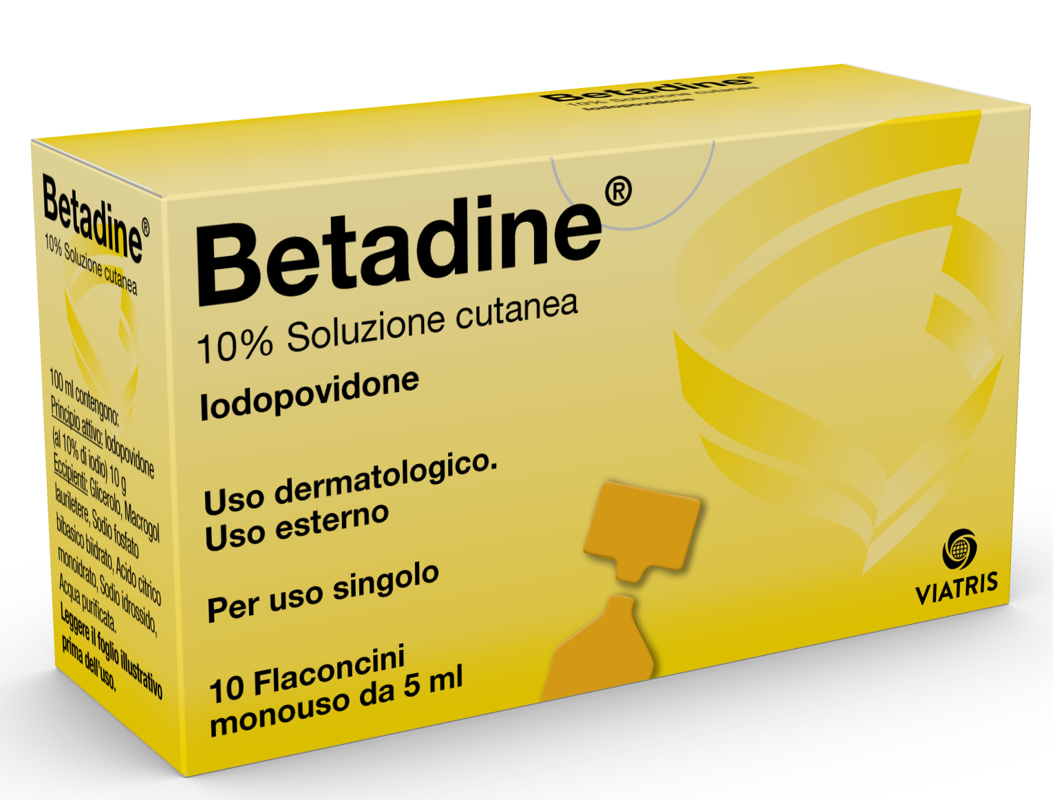 BETADINE*SOL CUT 10FL 5ML 10% - FARMAPRIME