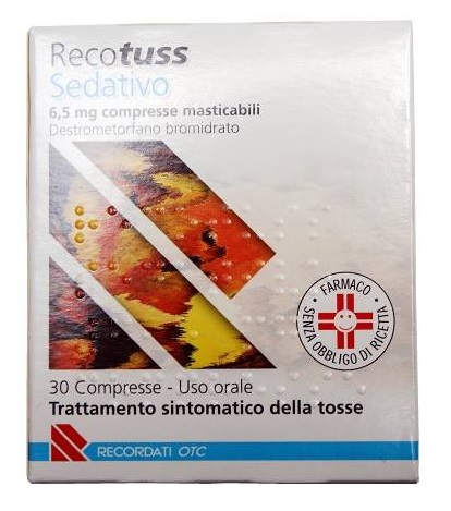 RECOTUSS SEDAT*30CPR MAST6,5MG - FARMAPRIME