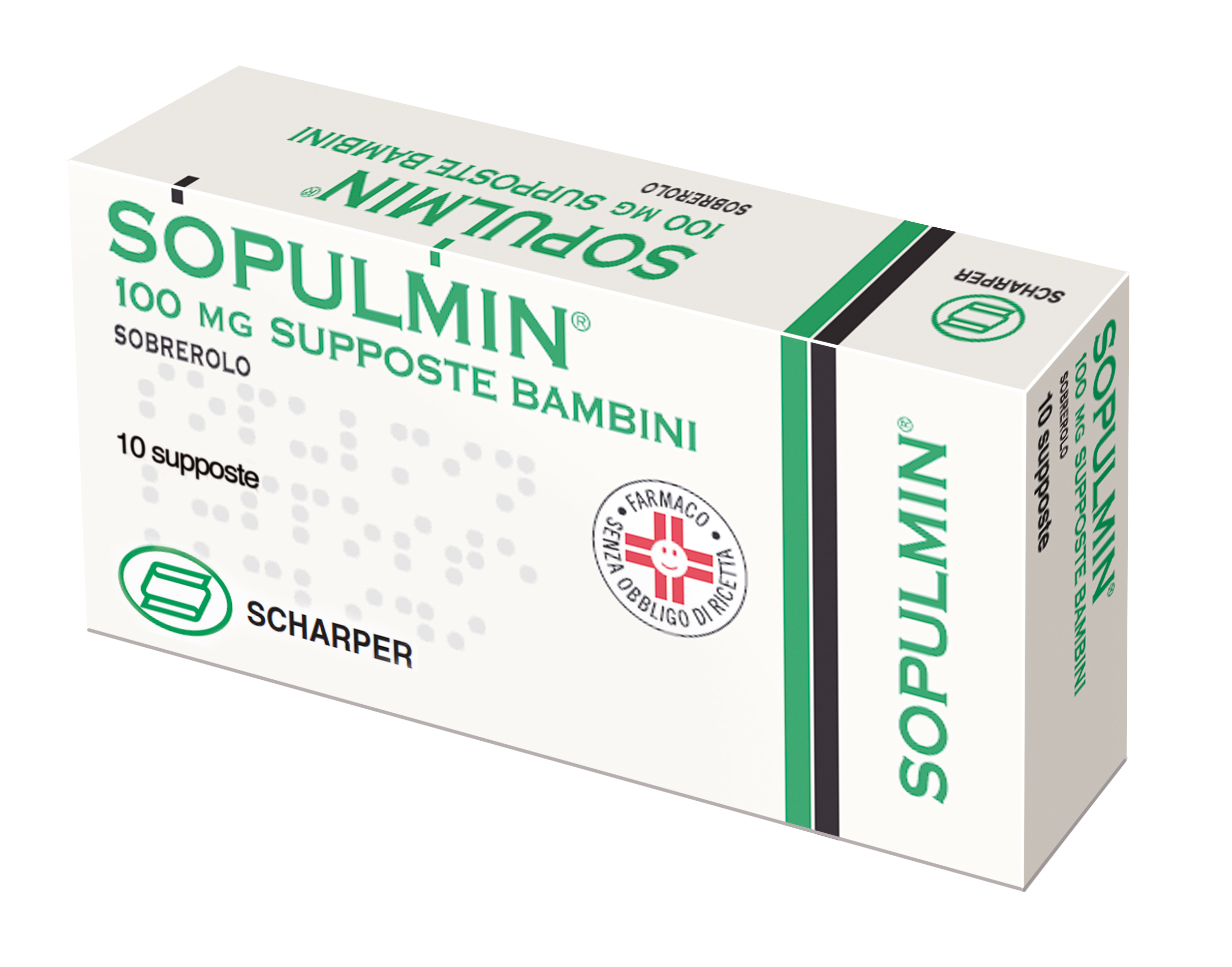 SOPULMIN*BB 10SUPP 100MG - FARMAPRIME