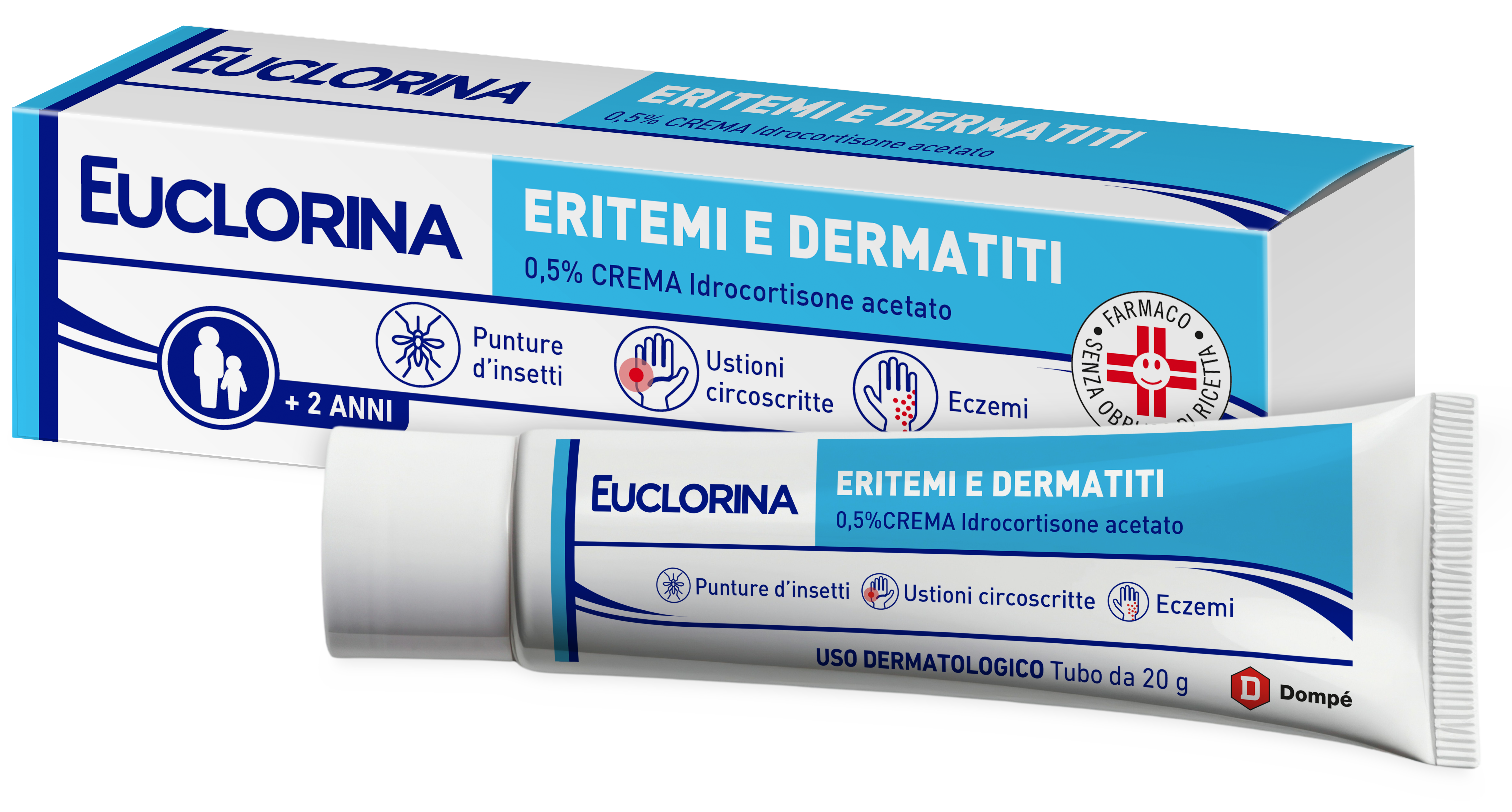 EUCLORINA ERITEMI*CR 20G 0,5% - FARMAPRIME