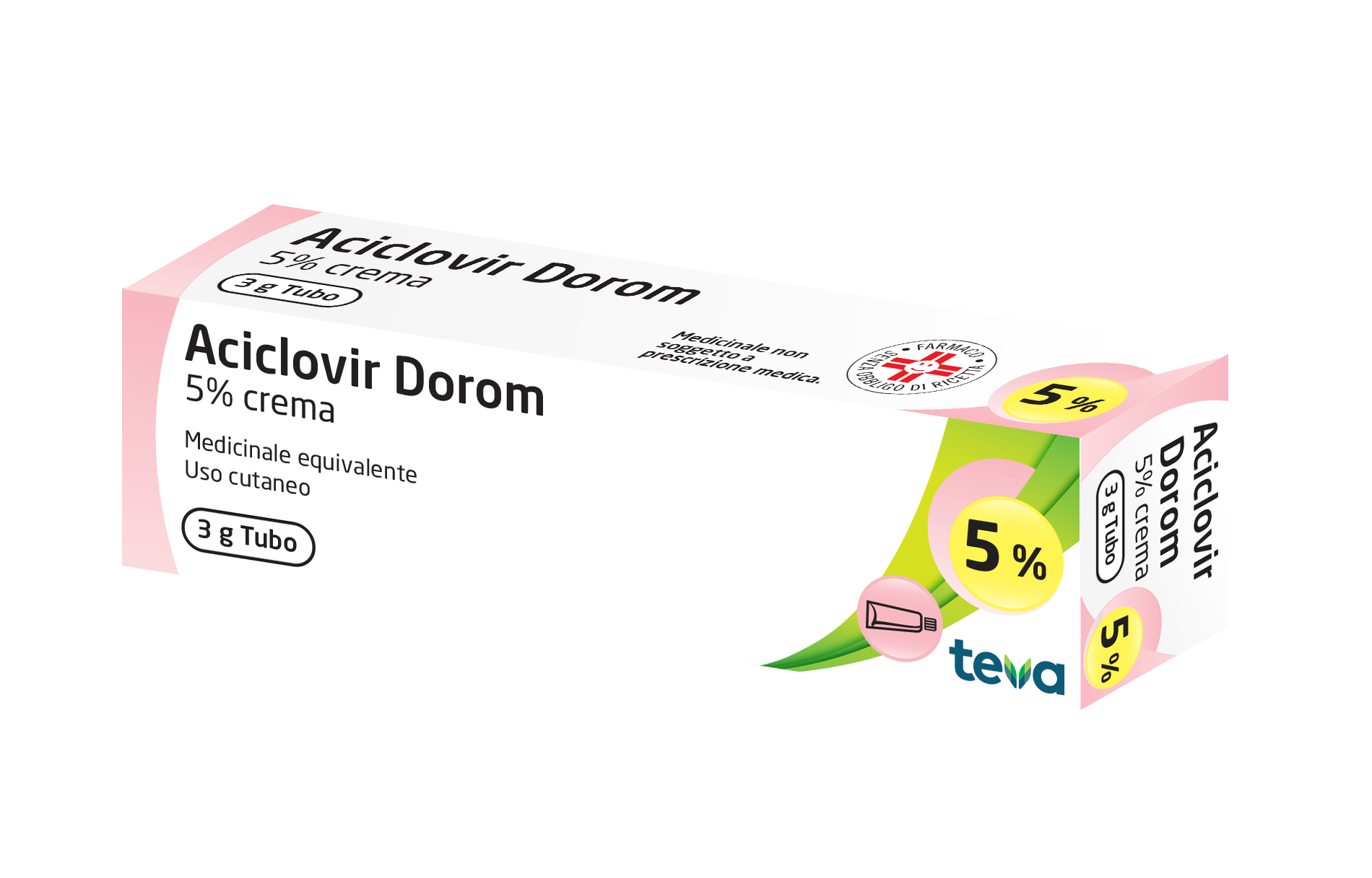 ACICLOVIR DOROM*CREMA 3G 5% - FARMAPRIME