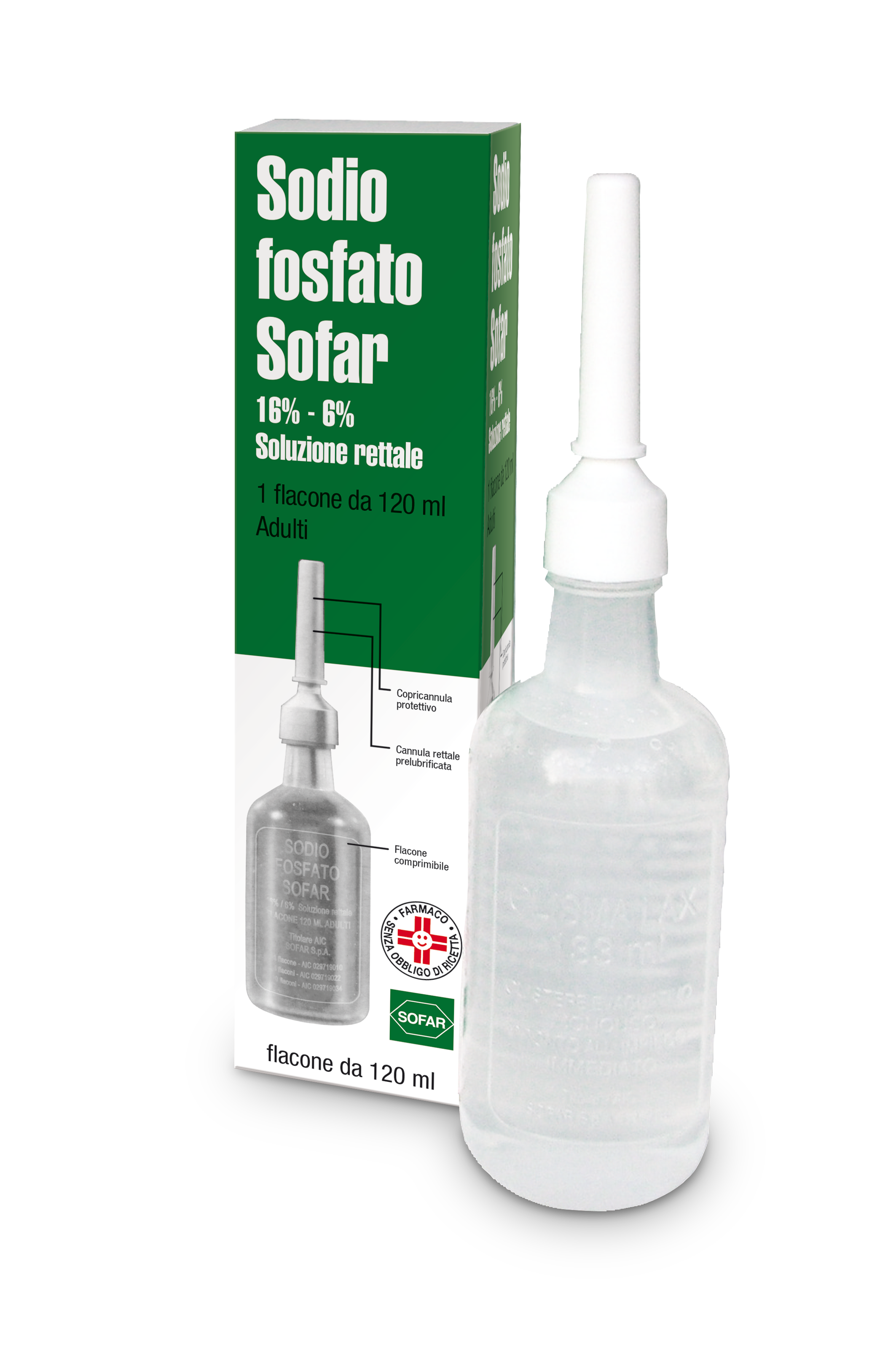 SODIO FOSFATO ALFA*RETT 120ML - FARMAPRIME
