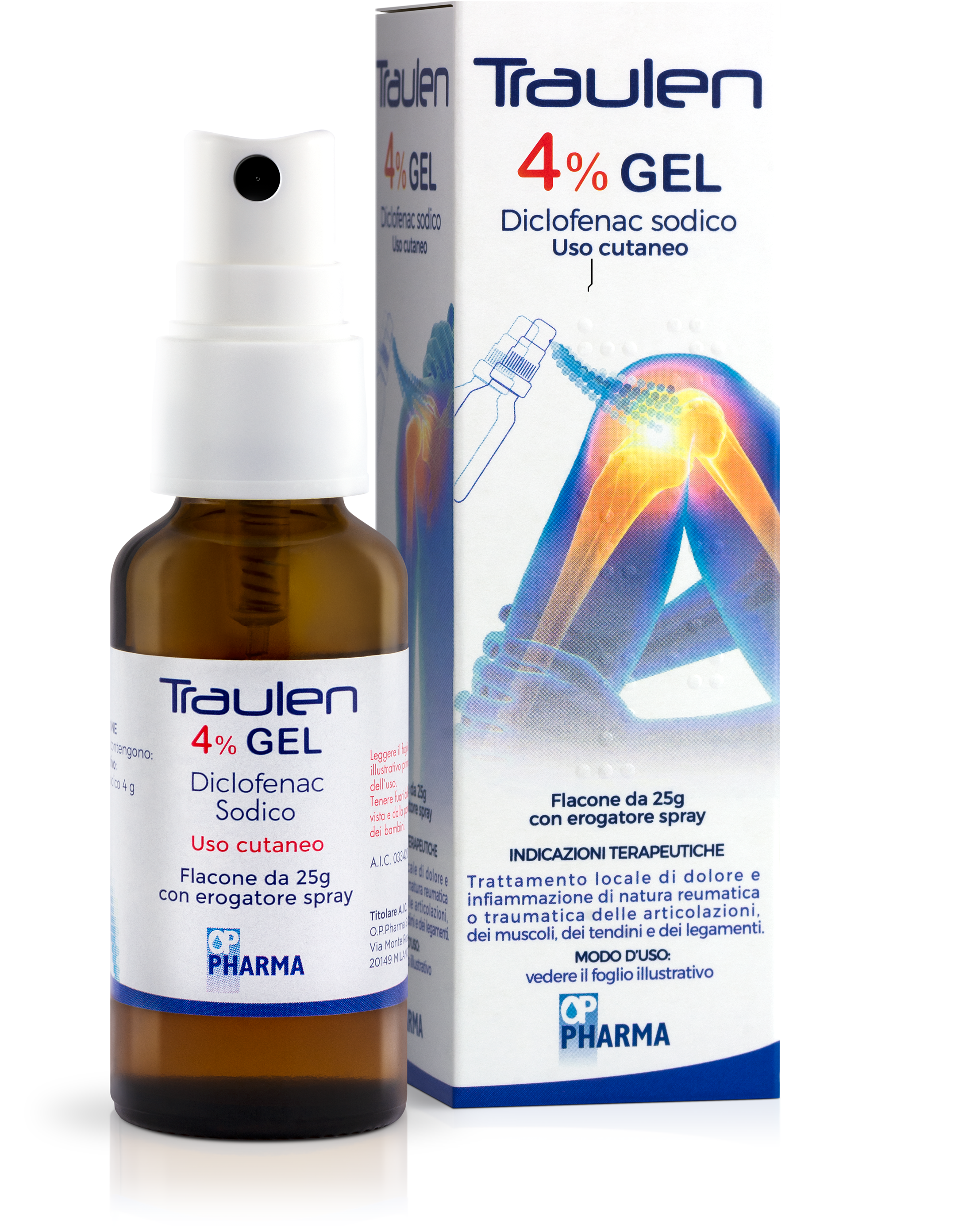 TRAULEN*GEL 4% FL 25G C/EROG - FARMAPRIME
