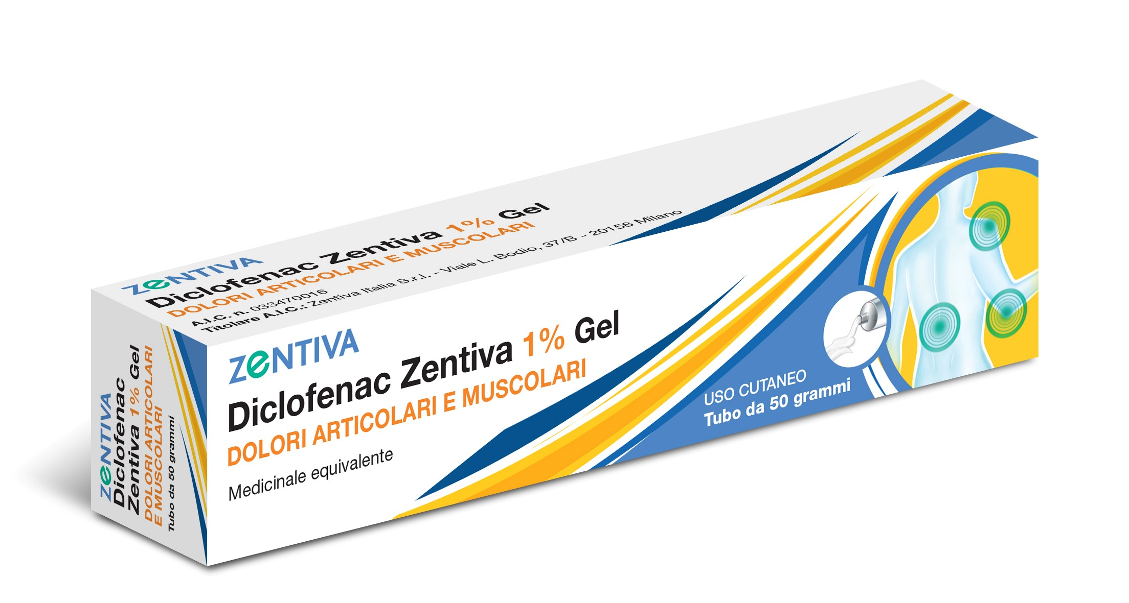 DICLOFENAC ZENTIVA*GEL 50G 1% - FARMAPRIME