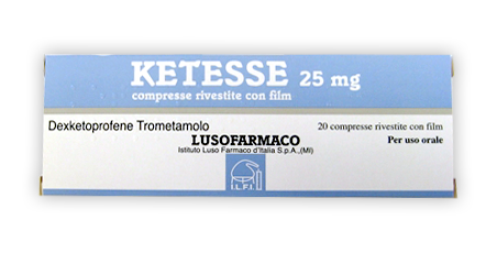 KETESSE*20CPR RIV 25MG - FARMAPRIME
