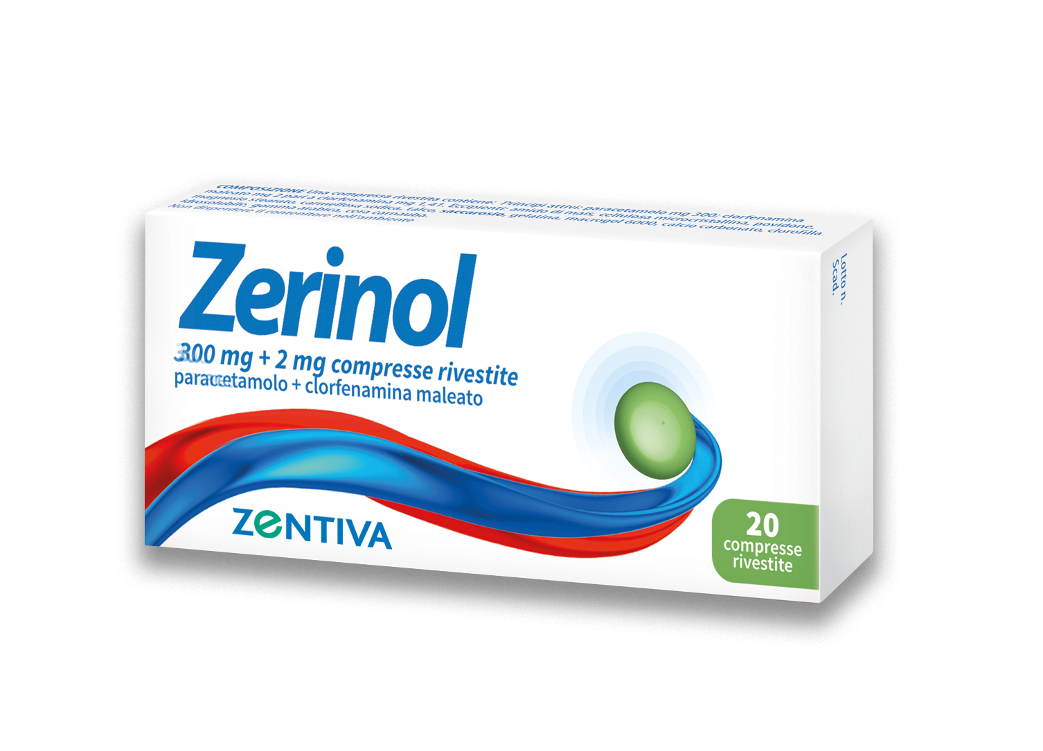 ZERINOL*20CPR RIV 300MG+2MG - FARMAPRIME