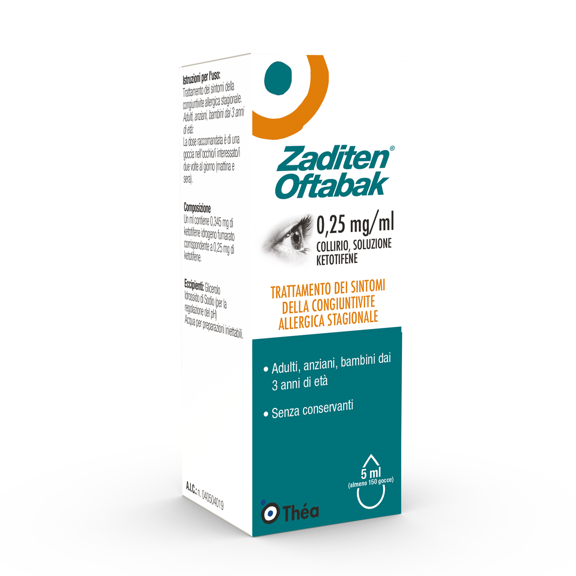 ZADITEN OFTABAK*COLLIRIO FL5ML - FARMAPRIME
