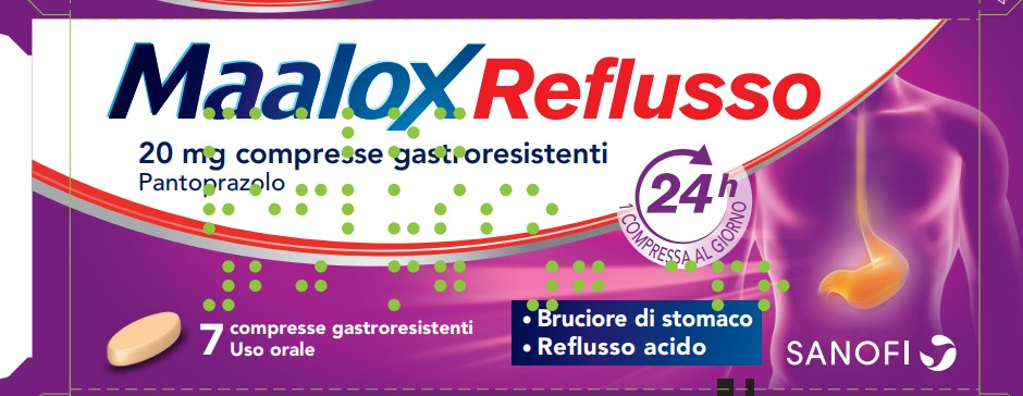 MAALOX REFLUSSO*7CPR 20MG - FARMAPRIME