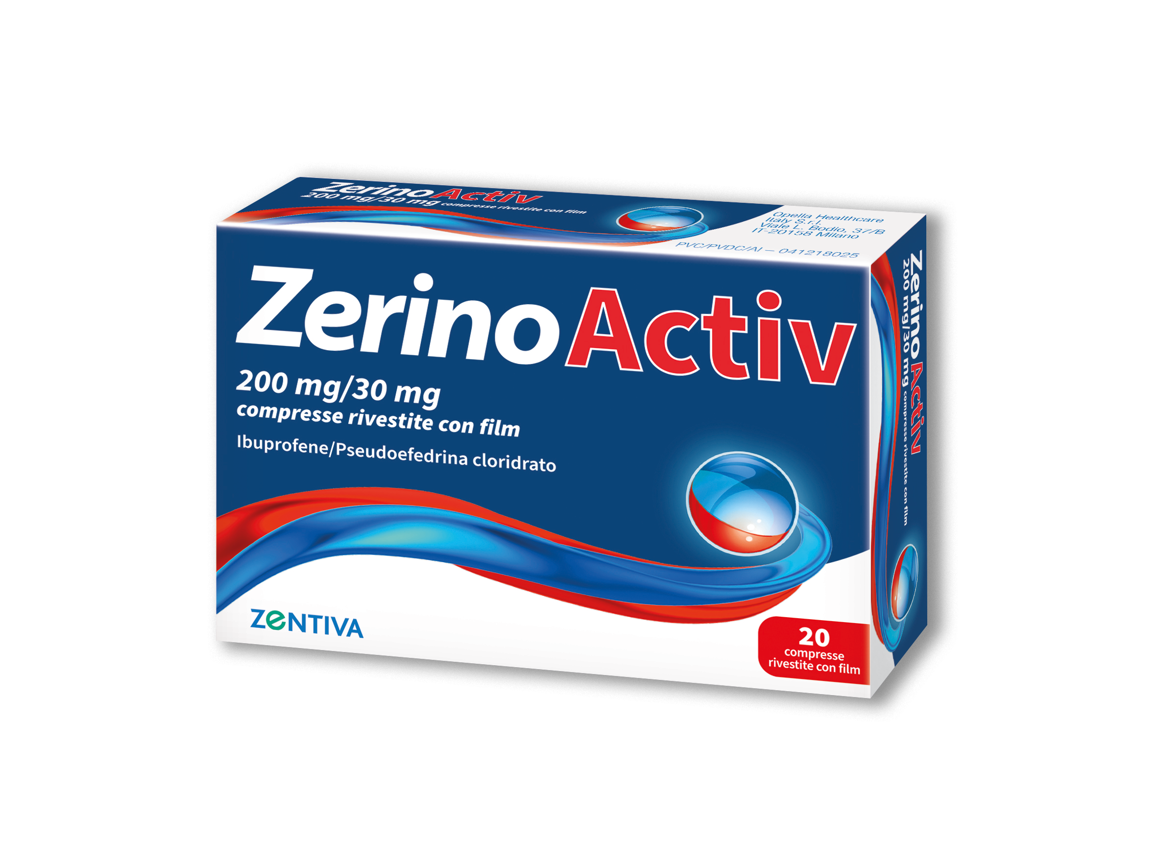 ZERINOACTIV*20CPR 200MG+30MG - FARMAPRIME