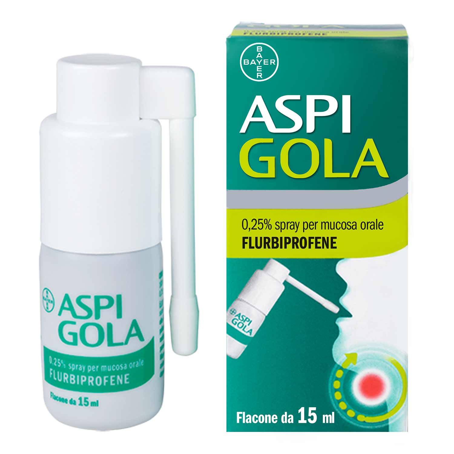 ASPI GOLA*OS SPRAY 15ML 0,25% - FARMAPRIME