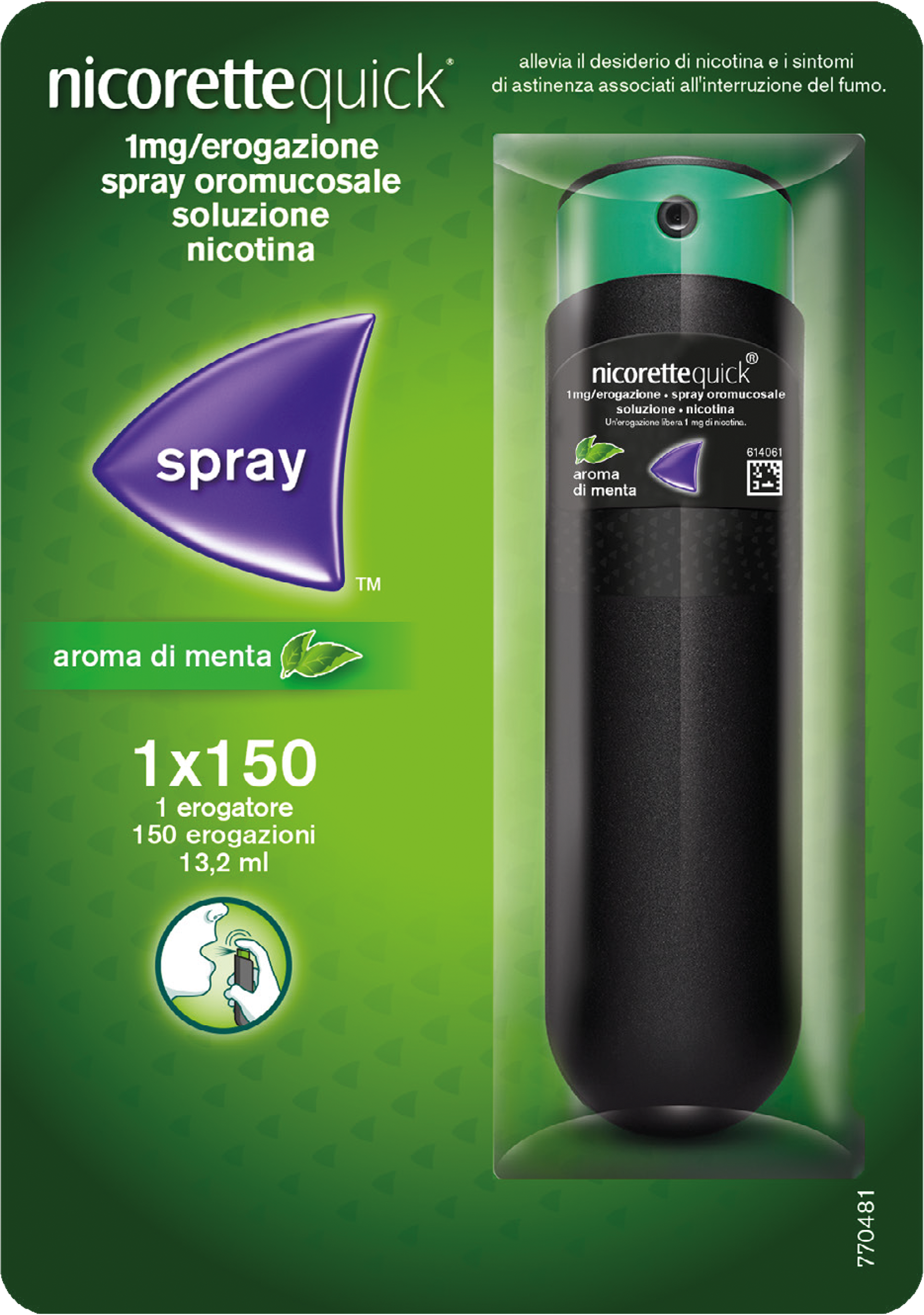 NICORETTEQUICK*SPRAY 1FL 150D - FARMAPRIME