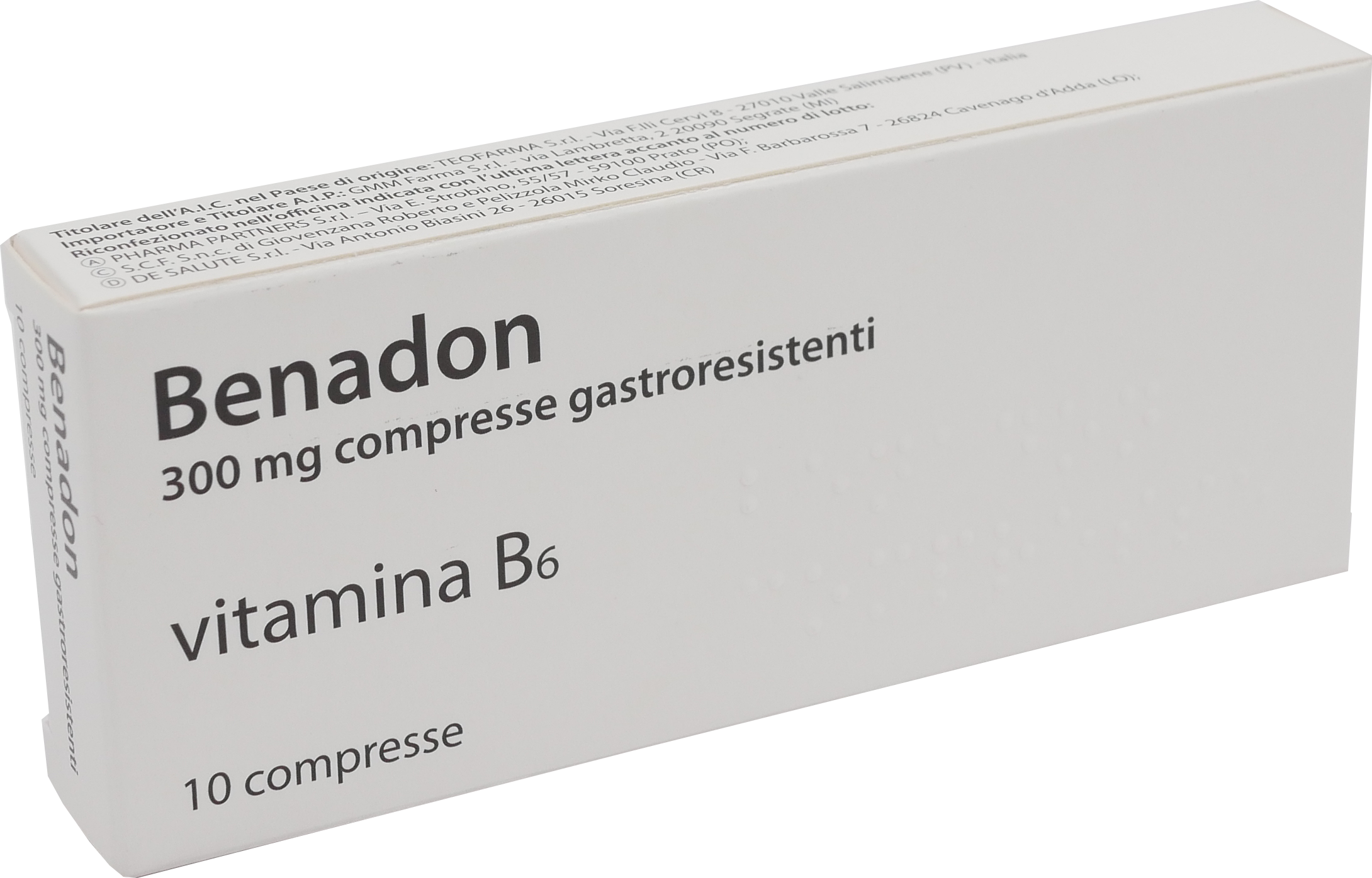 BENADON*10CPR GASTRORES 300MG - FARMAPRIME