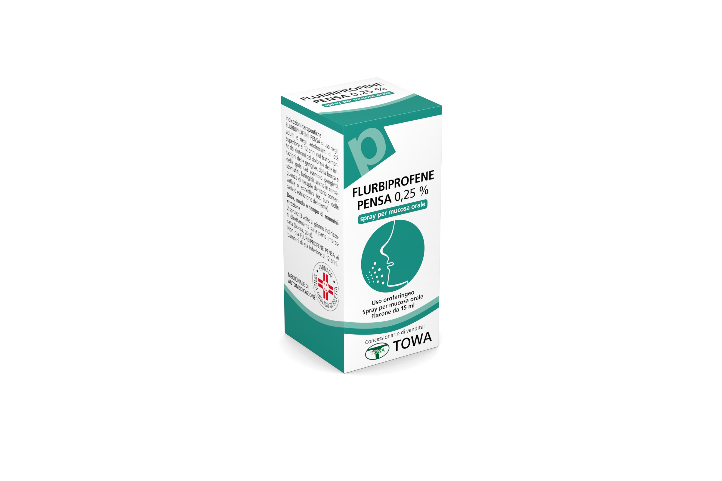 FLURBIPROFENE PE*OS SPRAY 15ML - FARMAPRIME