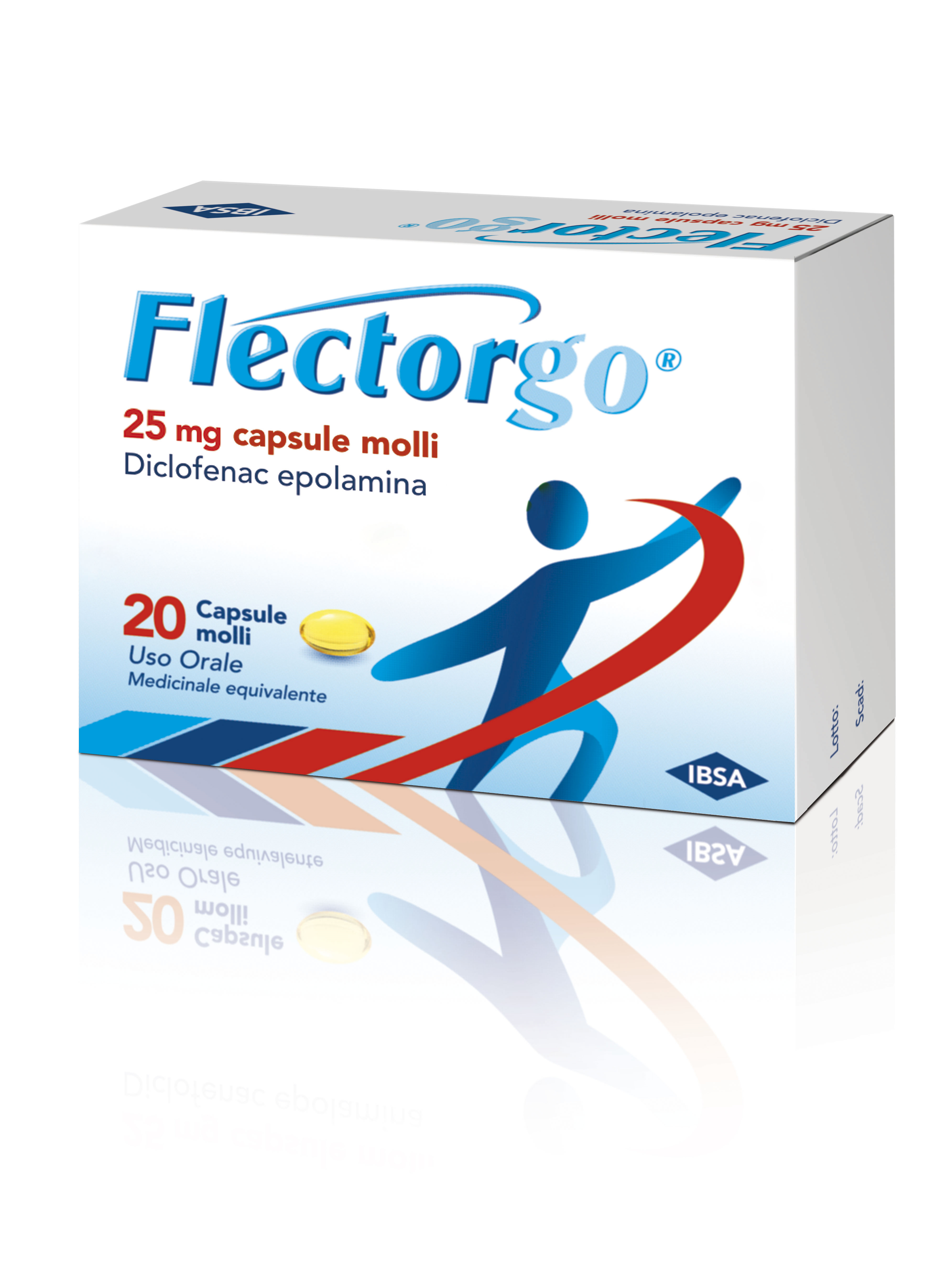 FLECTORGO*20CPS MOLLI 25MG - FARMAPRIME
