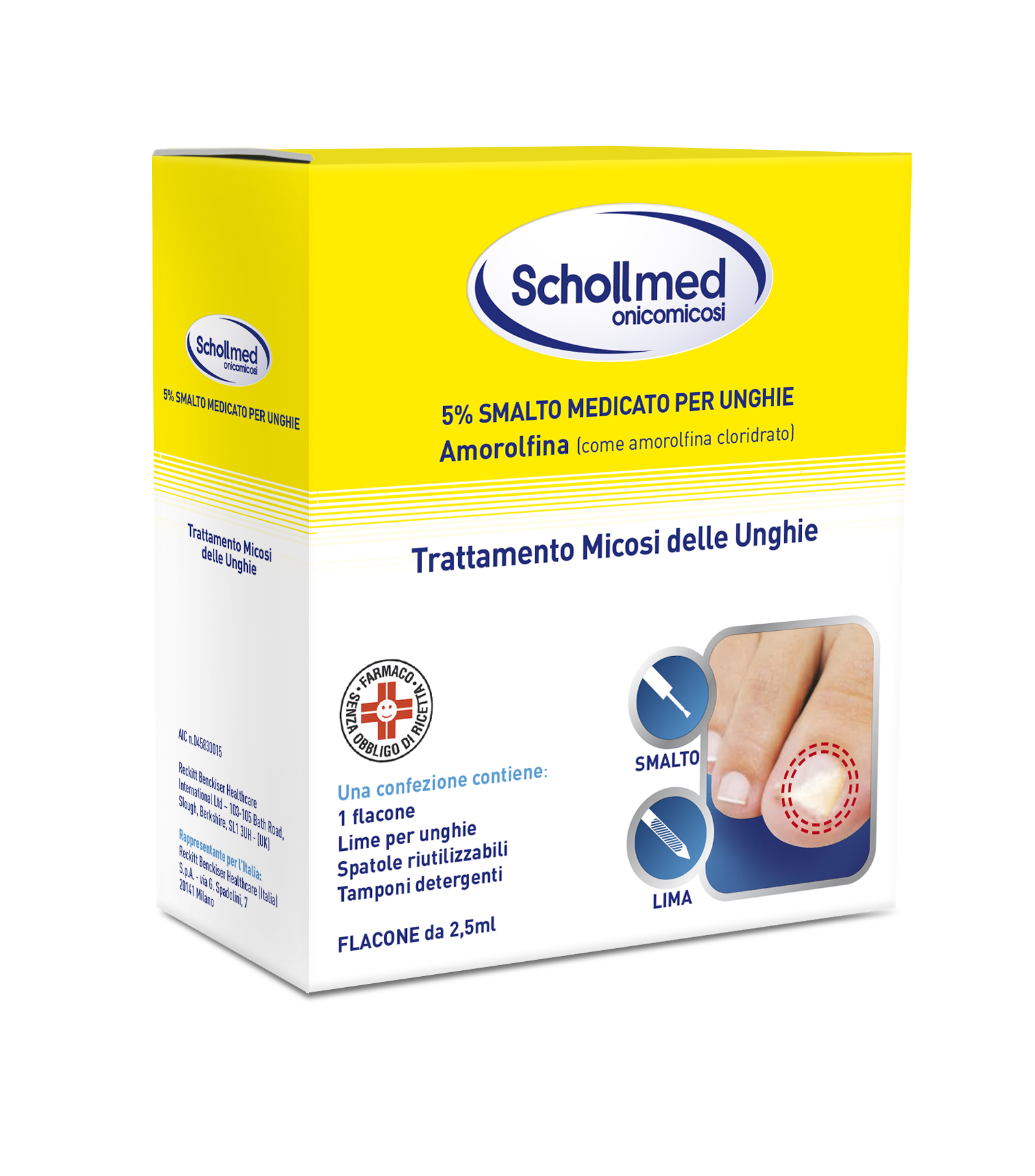 SCHOLLMED ONICOMICOSI*2,5ML 5% - FARMAPRIME
