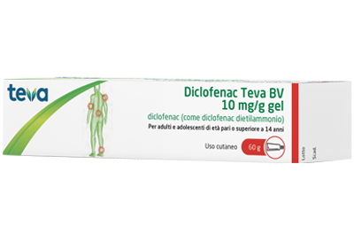 DICLOFENAC TEVA*GEL 60G 10MG/G - FARMAPRIME