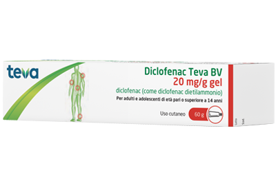 DICLOFENAC TEVA*GEL 60G 20MG/G - FARMAPRIME