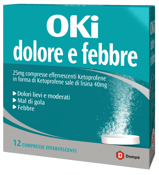 OKI DOLORE E FEBBRE*12CPR EFF - FARMAPRIME