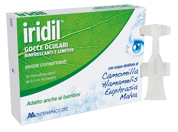 GOCCE OCULARI IRIDIL 10 AMPOLLE MONODOSE RICHIUDIBILI 0,5 ML - FARMAPRIME