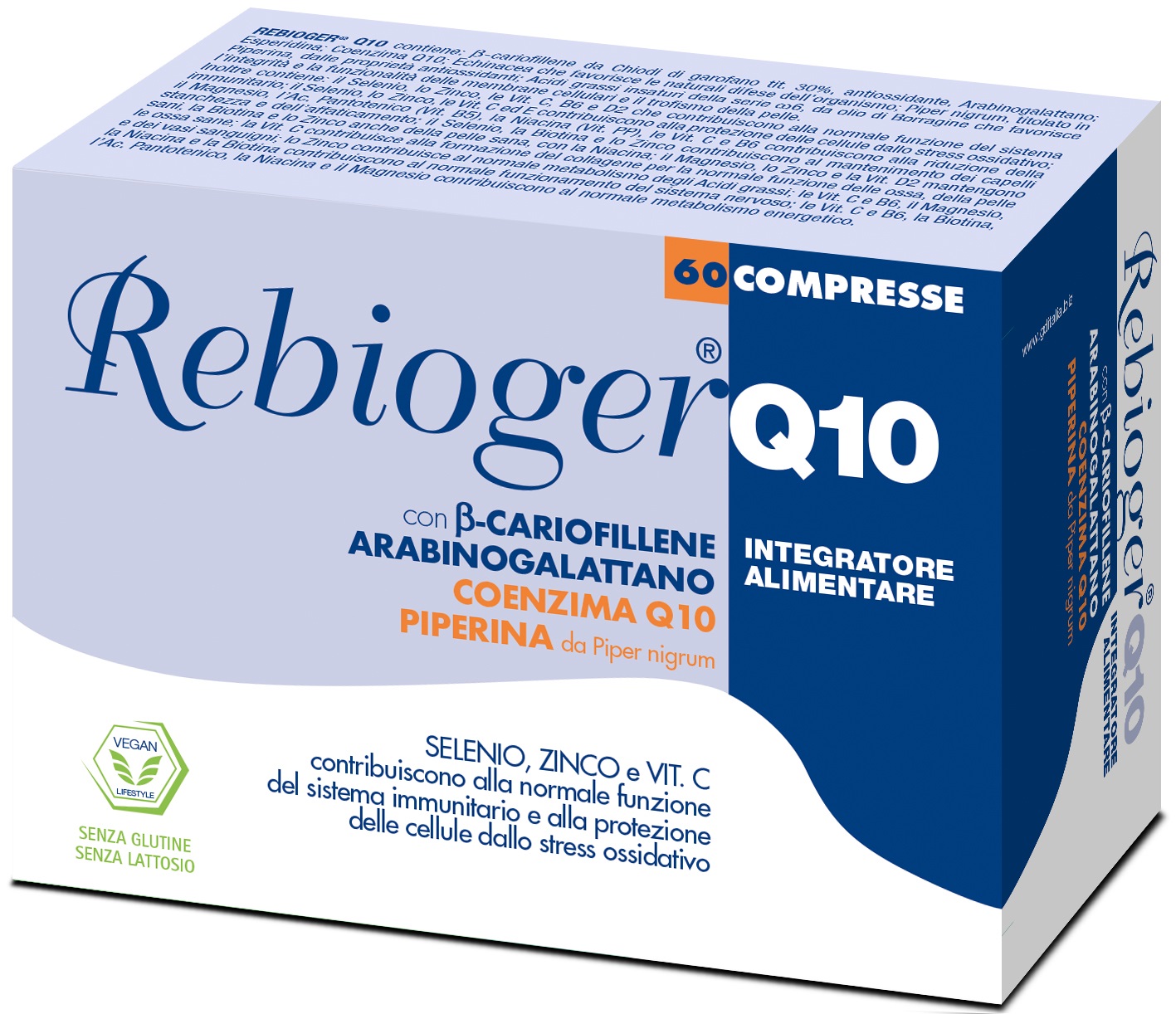 REBIOGER Q10 60 COMPRESSE - FARMAPRIME